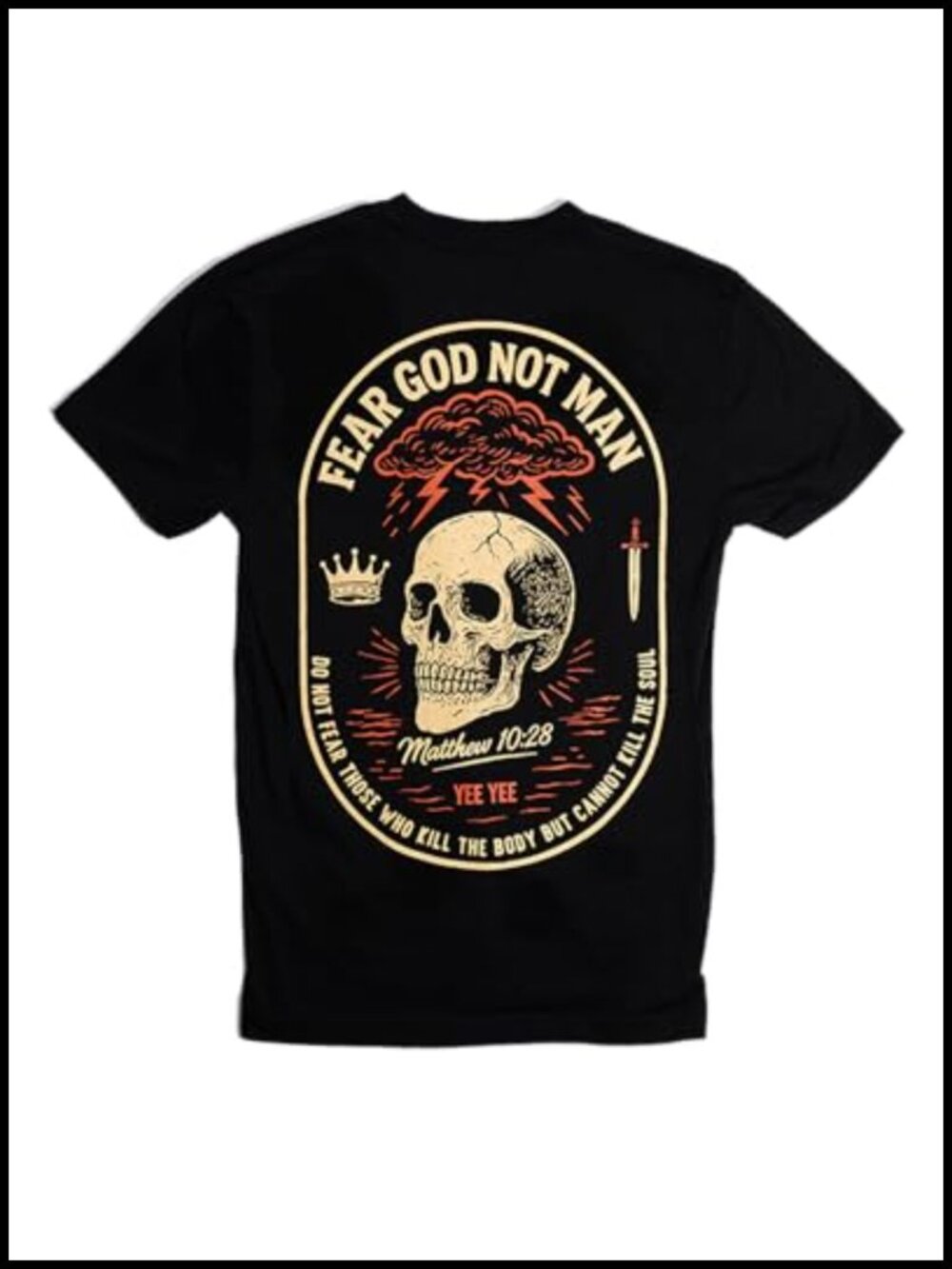 Christian Faith Graphic Tee Men's Short Sleeve Crew Neck T-Shirt